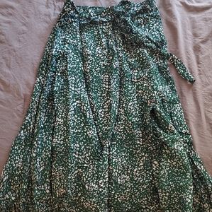 Skies are Blue Midi Skirt